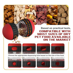 Dog Food Elliptical Track Rolling Ball