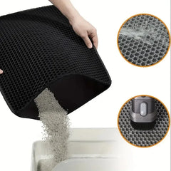 Double Layer Waterproof Cat Litter Mat